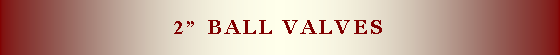 Text Box: 2” ball valves